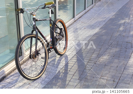 木漏れ日と置き去りの自転車 木漏れ日と置き去りの自転車 141105665