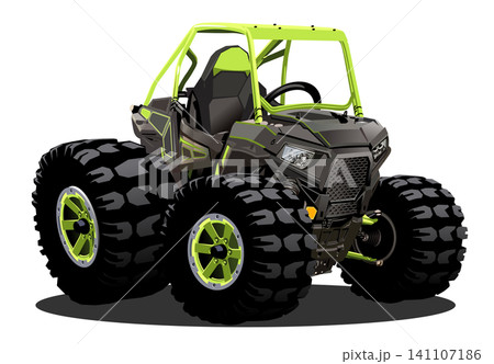 Vector Cartoon Buggy Vector Cartoon Buggy 141107186