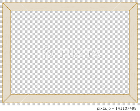 A chic ivory and gold-rimmed picture frame (PNG transparent image). A chic ivory and gold-rimmed picture frame (PNG transparent image). 141107499