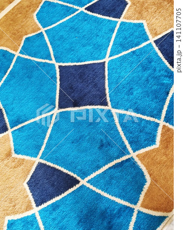 Surface texture of a woven fur carpet with patterns. Surface texture of a woven fur carpet with patterns. 141107705