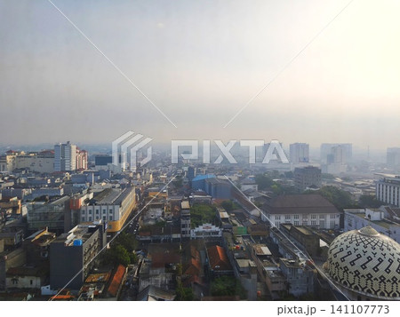 Landscape view of an urban city with high rise buildings. Landscape view of an urban city with high rise buildings. 141107773