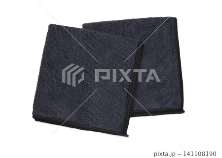 Microfiber cloth for cleaning and dusting isolated on white background. Microfiber cloth for cleaning and dusting isolated on white background. 141108190