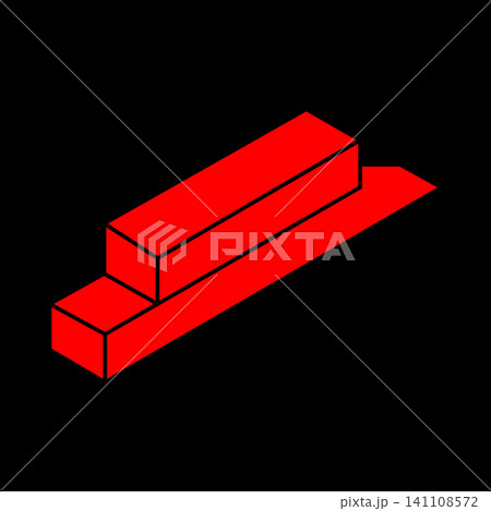 Optical illusion. Impossible shapes. Sacred geometry figure. Abstract eternal geometric object. Impossible endless outline logo. Optical art. Impossible geometry shape on a black background. Optical illusion. Impossible shapes. Sacred geometry figure. Abstract eternal geometric object. Impossible endless outline logo. Optical art. Impossible geometry shape on a black background. 141108572