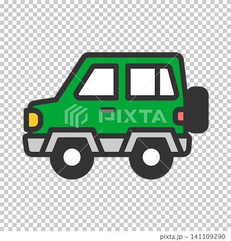 オフロード車のイラスト オフロード車のイラスト 141109290