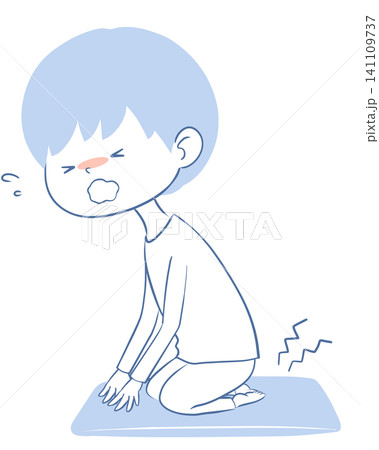 正座する男性 正座する男性 141109737