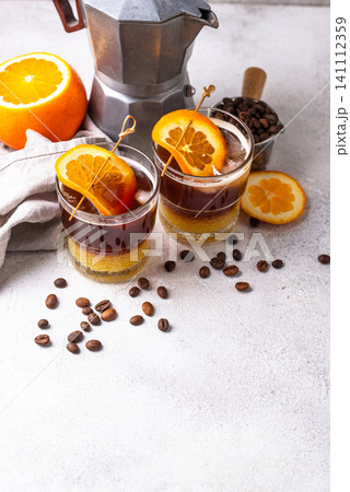 Coffee with orange juice or bumble Coffee with orange juice or bumble 141112359
