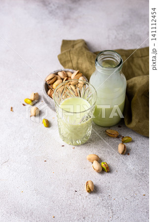 Healthy alternative pistachio vegan milk Healthy alternative pistachio vegan milk 141112454