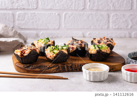 Trendy sushi muffin or cupcake Trendy sushi muffin or cupcake 141112616