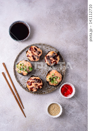 Trendy sushi muffin or cupcake 141112710