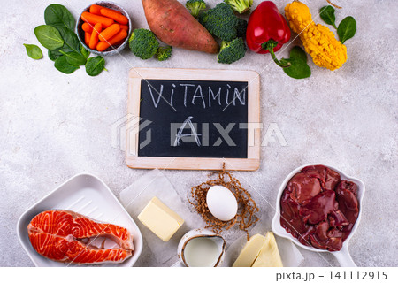 Product containing vitamin A. retinol and beta carotene 141112915