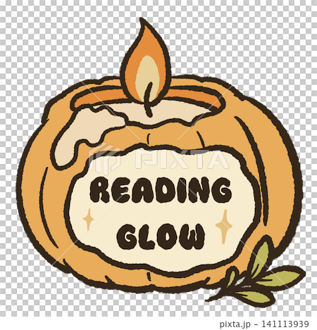 Cute Glowing Halloween Pumpkin With Reading Glow Quote Kawaii Book Lover Autumn Reading Decoration Cozy Spooky Library Illustration Cute Glowing Halloween Pumpkin With Reading Glow Quote Kawaii Book Lover Autumn Reading Decoration Cozy Spooky Library Illustration 141113939