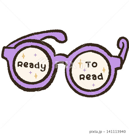 Cute Purple Reading Glasses With Ready To Read Quote Kawaii Book Lover Reading Accessory Cozy Library Halloween Illustration Cute Purple Reading Glasses With Ready To Read Quote Kawaii Book Lover Reading Accessory Cozy Library Halloween Illustration 141113940