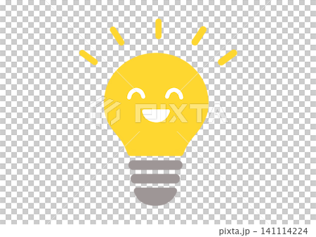 Simple, inspirational lightbulb illustration 7 Simple, inspirational lightbulb illustration 7 141114224