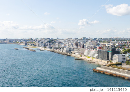 明石海峡大橋から眺める神戸市垂水区 明石海峡大橋から眺める神戸市垂水区 141115450