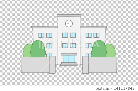 School building illustration School building illustration 141117845