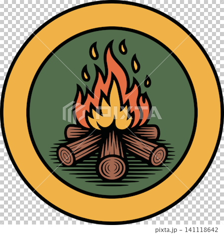 camping, icon, vector 141118642