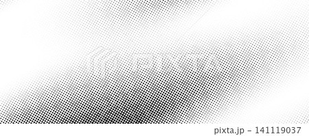 Black grunge halftone distressed texture. Vanishing wavy noise gradient. Sand gritty grain background. Retro pixelated backdrop. Anime or manga style comic overlay. Vector aged dirt speckle surface Black grunge halftone distressed texture. Vanishing wavy noise gradient. Sand gritty grain background. Retro pixelated backdrop. Anime or manga style comic overlay. Vector aged dirt speckle surface 141119037