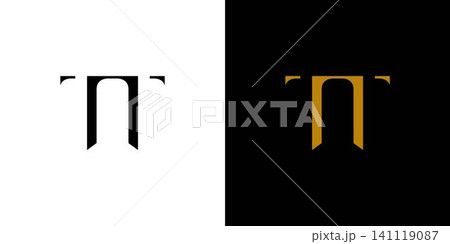 Modern and elegant TT logo design 141119087