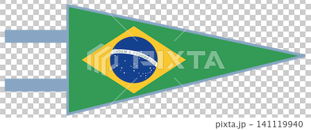 Brazil Flag Icons and Pennants Set for Independence Day and Sports Events Brazil Flag Icons and Pennants Set for Independence Day and Sports Events 141119940
