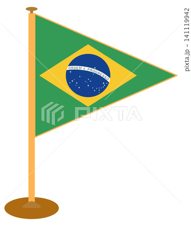 Brazil Flag Icons and Pennants Set for Independence Day and Sports Events Brazil Flag Icons and Pennants Set for Independence Day and Sports Events 141119942