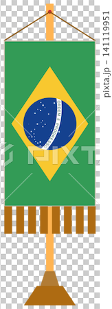 Brazil Flag Icons and Pennants Set for Independence Day and Sports Events Brazil Flag Icons and Pennants Set for Independence Day and Sports Events 141119951