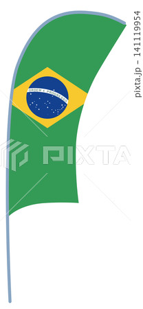 Brazil Flag Icons and Pennants Set for Independence Day and Sports Events Brazil Flag Icons and Pennants Set for Independence Day and Sports Events 141119954