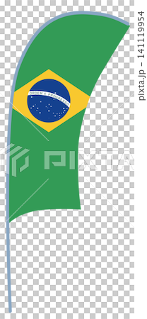 Brazil Flag Icons and Pennants Set for Independence Day and Sports Events Brazil Flag Icons and Pennants Set for Independence Day and Sports Events 141119954