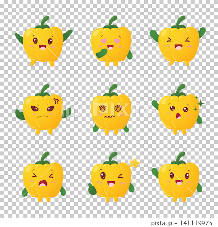 Adorable Purple Beetroot Character Expressions 141119975