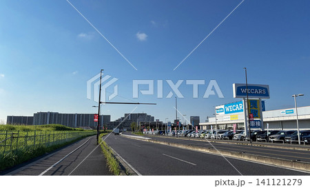 さいたま市浦和美園駅方面の街並みと住宅地 141121279
