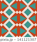 Retro Geometric Diamonds and Triangles Seamless Pattern Background 141121307