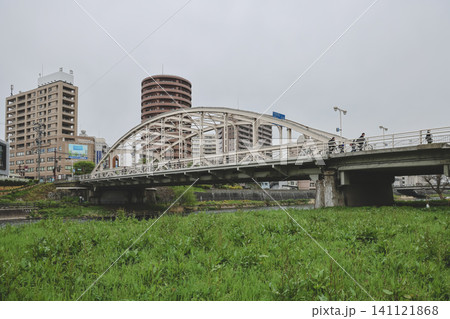 April 27 2026 Kaiun Bridge urban roadway with steel structure and city skyline April 27 2026 Kaiun Bridge urban roadway with steel structure and city skyline 141121868