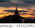 Evening sky at sunset 141121963