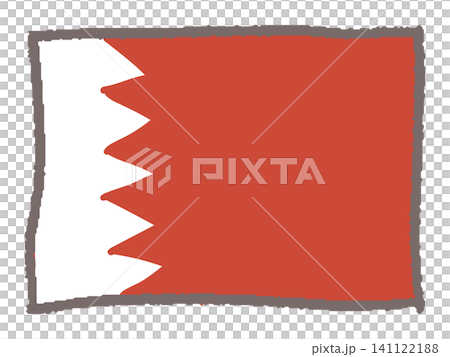 Hand-drawn Bahraini flag 141122188