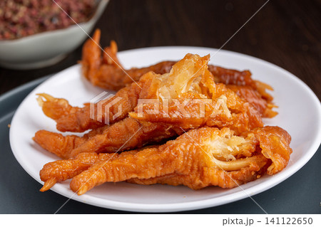 traditional Tiger Skin Chicken Feet Deep Fried Puff Skin Marinated Poultry Claws Dim Sum traditional Tiger Skin Chicken Feet Deep Fried Puff Skin Marinated Poultry Claws Dim Sum 141122650
