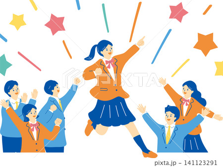 夢に向かって進む学生たち 夢に向かって進む学生たち 141123291