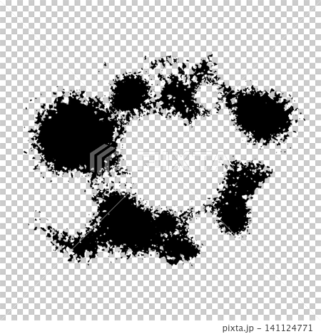 Illustration of black ink stains and splatters Illustration of black ink stains and splatters 141124771