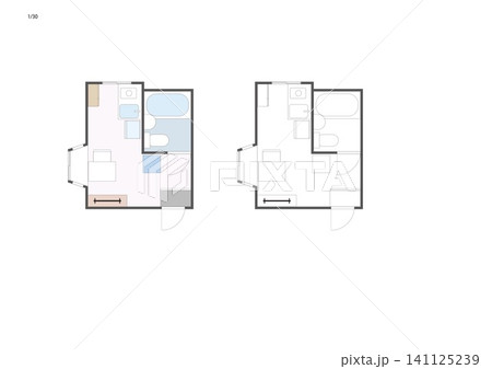 家具あり間取り2 家具あり間取り2 141125239