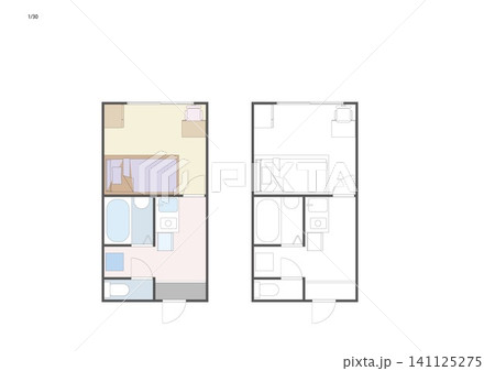 家具あり間取り3 家具あり間取り3 141125275