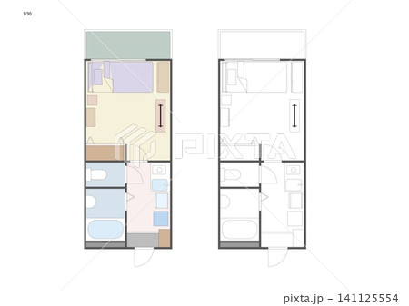家具あり間取り7 家具あり間取り7 141125554