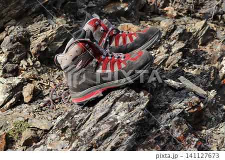Quality women's mountain boots. Rock climbing. Quality women's mountain boots. Rock climbing. 141127673
