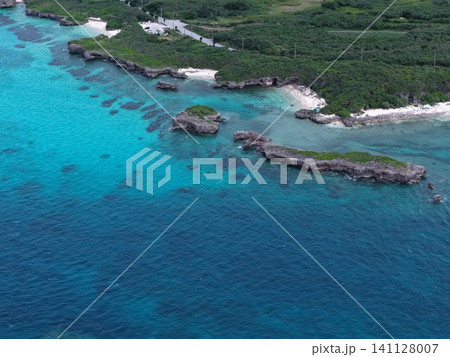 Ikema Island Aerial View - Miyako Island - Okinawa - Japan Ikema Island Aerial View - Miyako Island - Okinawa - Japan 141128007