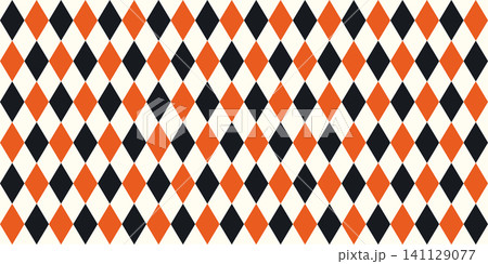 Black and red rhombus seamless vector pattern, Vintage diamond shapes circus background for fabric design Black and red rhombus seamless vector pattern, Vintage diamond shapes circus background for fabric design 141129077