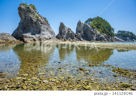 岩手 浄土ヶ浜 剣の山 岩手 浄土ヶ浜 剣の山 141129146
