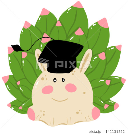 Cute Graduation LeafSheep Wearing Cap Kawaii Cartoon Clipart Cute Graduation LeafSheep Wearing Cap Kawaii Cartoon Clipart 141131222