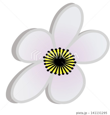 梅の花の箸置きのイラスト 141131295