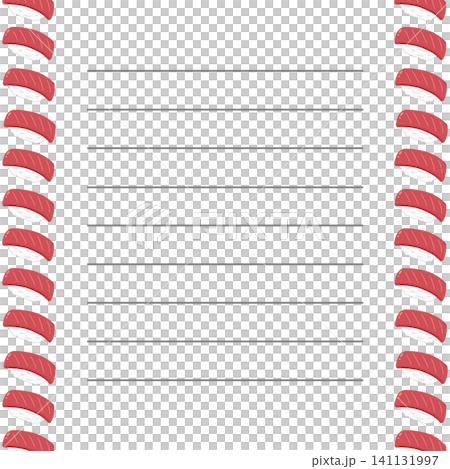 Tuna sushi letter Tuna sushi letter 141131997