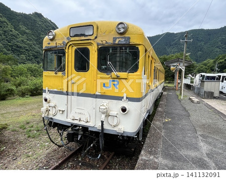 旧可部線安野駅に鎮座するキハ58554気動車 141132091