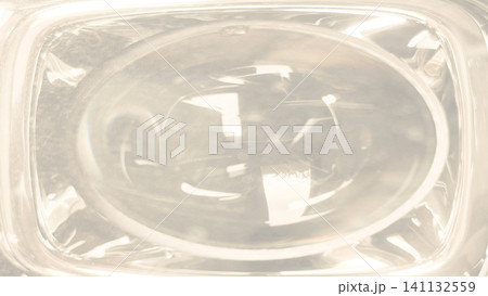 Transparent glossy screen mockup on isolated background, realistic glassy overlay for presentation, UI, and design preview. 141132559