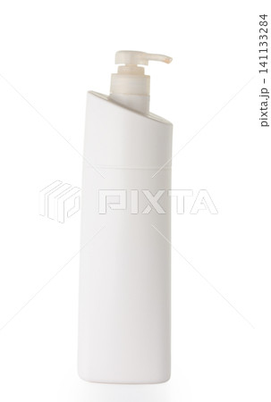 soap dispenser bottle on neutral white background with clean and minimalistic appearance in a commercial setting for beauty and hygiene products use case, front view. soap dispenser bottle on neutral white background with clean and minimalistic appearance in a commercial setting for beauty and hygiene products use case, front view. 141133284