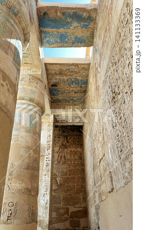 Medinet Habu, the mortuary temple of Ramesses III, located on the west bank of Luxor, Egypt. Medinet Habu, the mortuary temple of Ramesses III, located on the west bank of Luxor, Egypt. 141133369